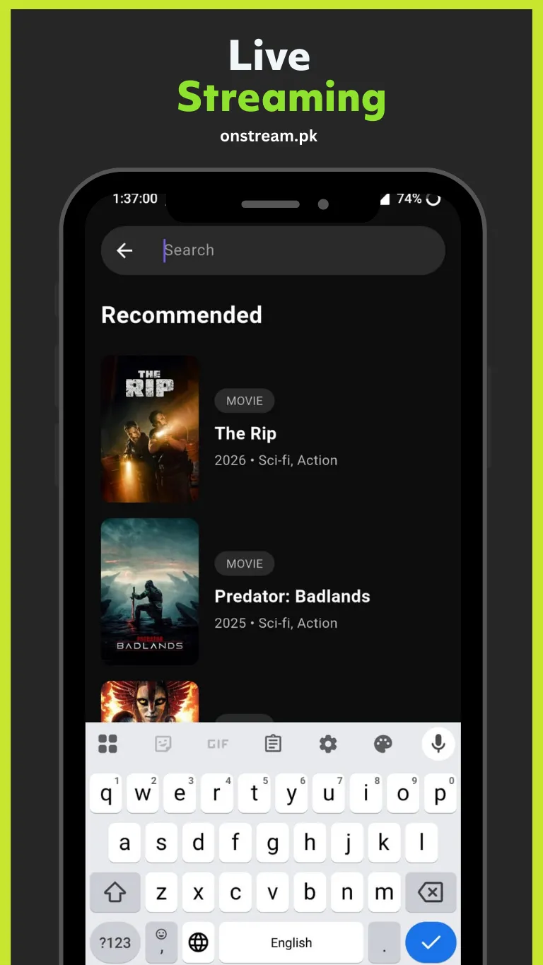 OnStream APK Download